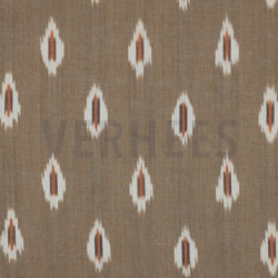 Ikat sand med blomster
