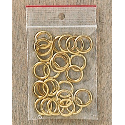 Ringe til julekalender, messing