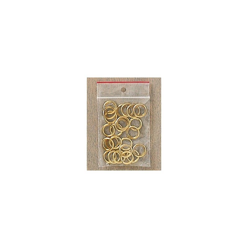 Ringe til julekalender, messing