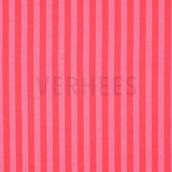 Rød og pink striber