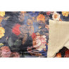 Fleece med blomsterprint