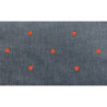tynd denim m. broderede hjerter