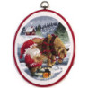 Nisse/hest   20x26cm m/5958/30