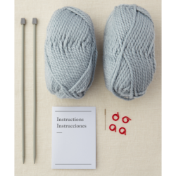 Rhythm Rib Hat and Mitts Strikkekit